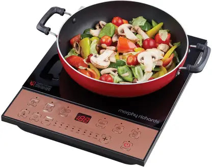 MORPHY RICHARDS BELLEZA 2000W BLACK ROSE GOLD INDUCTION