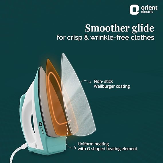 Orient Electric Fabrijoy 1000 Watt Dry Iron.