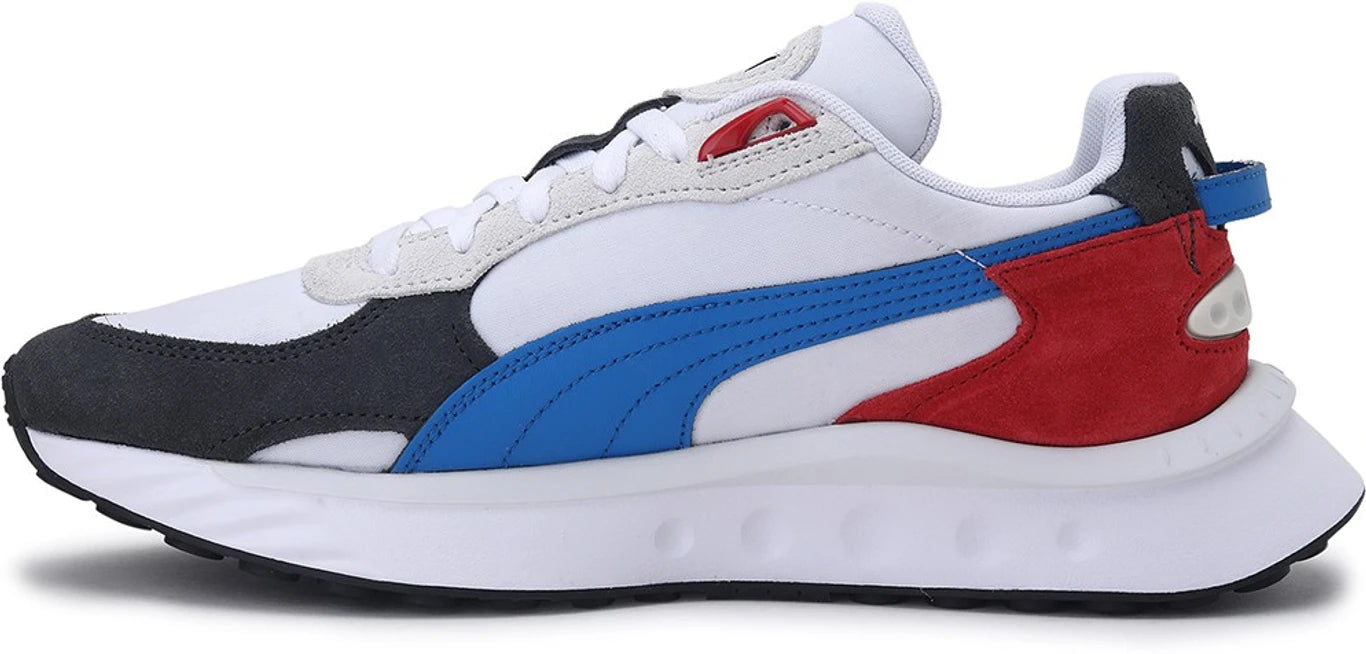 PUMA Wild Rider Rollin Sneakers For Men (White , 3 )