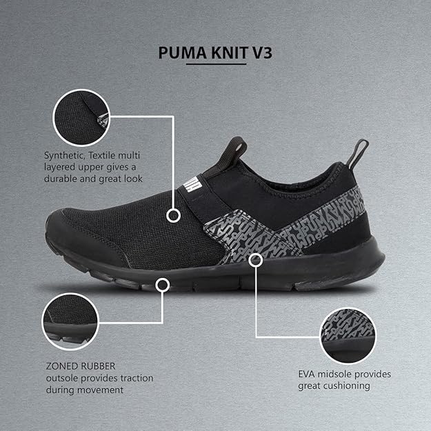 Puma Men's Knit V3 Walking Shoe