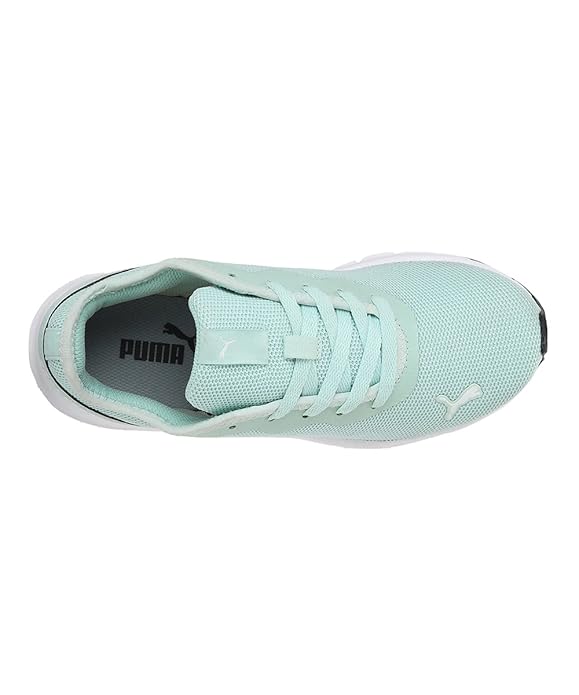Puma Womens Hustle V2 WNS Mist Green-White Sneaker - 4 UK (38739802)
