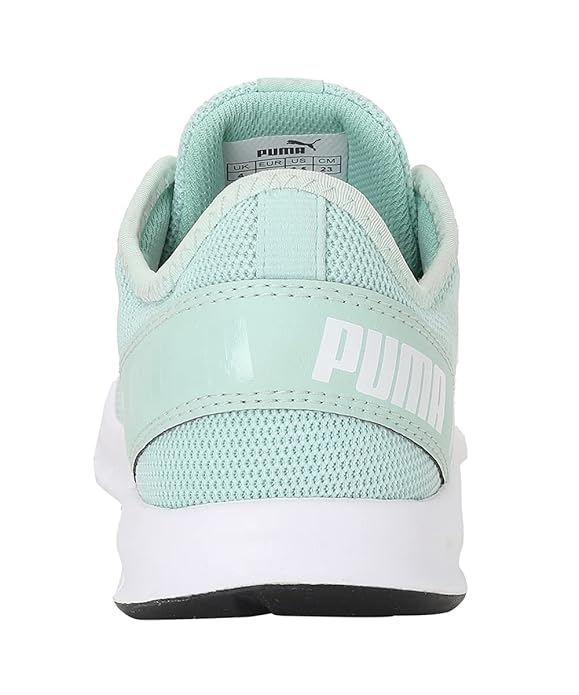 Puma Womens Hustle V2 WNS Mist Green-White Sneaker - 4 UK (38739802)