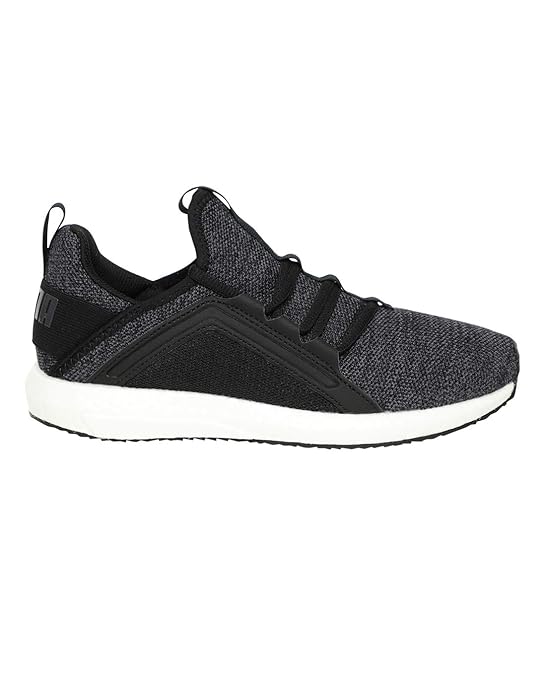 Puma Womens Mega NRGY Knit WN's Black-Asphalt Running Shoe UK-3 (19037301)