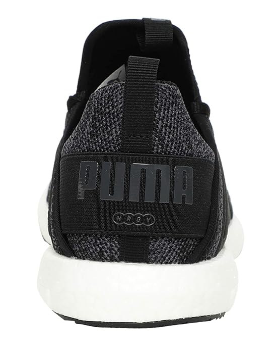 Puma Womens Mega NRGY Knit WN's Black-Asphalt Running Shoe UK-3 (19037301)