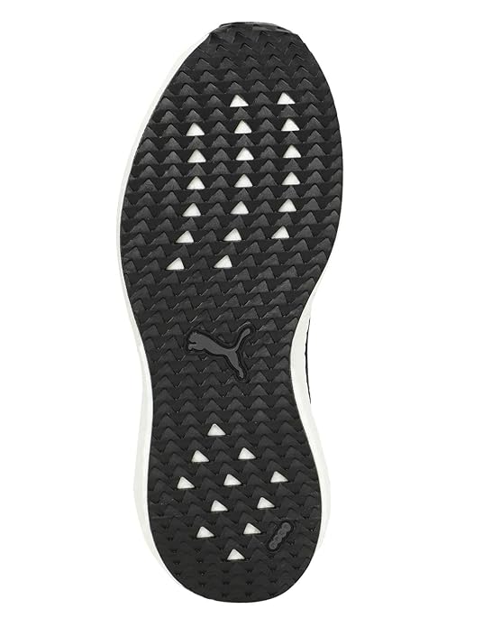 Puma Womens Mega NRGY Knit WN's Black-Asphalt Running Shoe UK-3 (19037301)