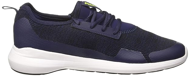 Puma Men's Stride Evo Peacoat-Limepunch Sneaker UK-10 (37131005)