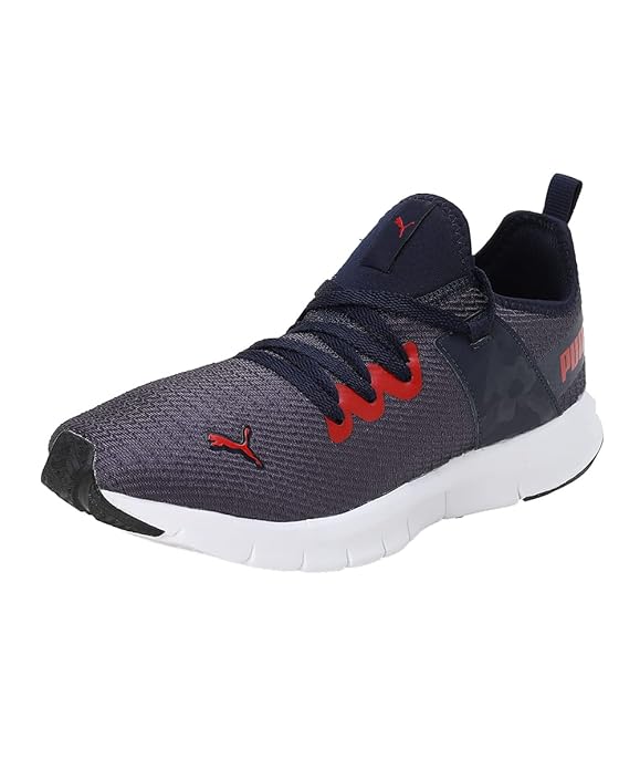 Puma Mens Glanza V2 Peacoat-High Risk Red Sneaker UK-9 (38878704)