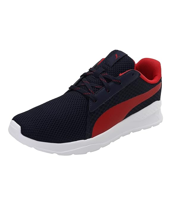 Puma Unisex-Adult Hampton Peacoat-High Risk Red Sneaker - 7 UK (38678703)
