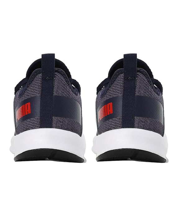 Puma Mens Glanza V2 Peacoat-High Risk Red Sneaker UK-9 (38878704)