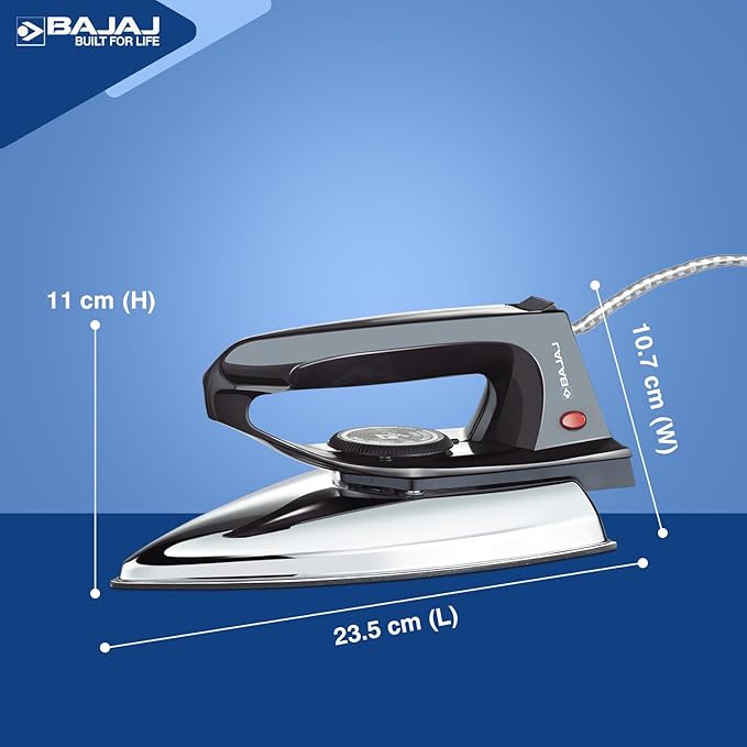 Bajaj DX-2 600W Dry Iron (Black)