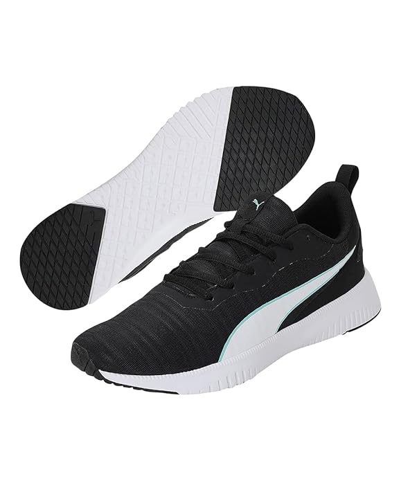 Puma Womens Flyer Flex WN's Black-Porcelain Running Shoe UK-3 (19550707)