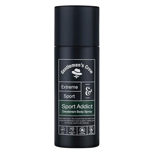 Gentlemen's Crew Sports Addict Deodorant Body Spray, 150ml| Pack of 1