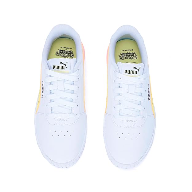 Puma Girls Carina 2.0 Spongebob Smoothie Sneaker UK-3 (39390201)
