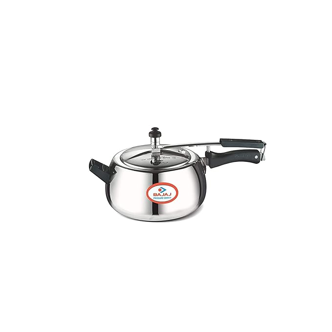 Bajaj Aluminium 3Liters HA Inner Lid Pressure Cooker IB, Silver