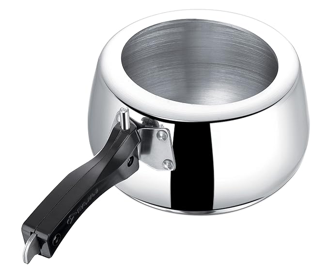 Bajaj Aluminium 3Liters HA Inner Lid Pressure Cooker IB, Silver