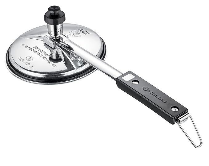 Bajaj Aluminium 3Liters HA Inner Lid Pressure Cooker IB, Silver