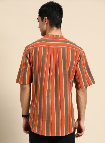 Anouk X Kaamkaaj Men Pure Cotton Striped Kurta (Size-42)