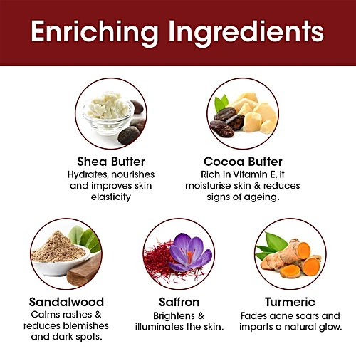 TAC - The Ayurveda Co. Kumkumadi Body Butter, 200 g (Pack of 4)