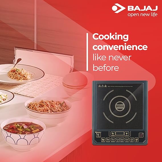 BAJAJ MAJESTY ICX 3 1400-WATT INDUCTION COOKER (BLACK)