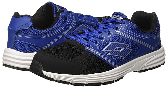 Lotto Men's Fausto Blue and Black Running Shoes - 9 UK