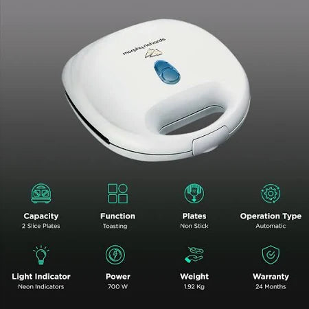SM3007(G) SANDWICH TOASTER 750 WATTS WHITE