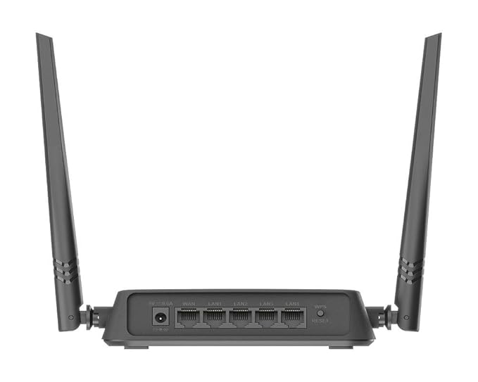 D-Link DIR-615 Wi-fi Ethernet-N300 Single_band 300Mbps Router, Mobile App Support, Router | AP | Repeater | Client Modes(Black)