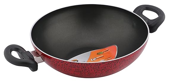 Nirlep Aspa Non Stick Aluminium Set of Flat Tawa & Kadhai