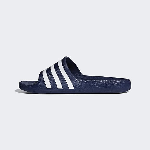 ADIDAS MENS ADILETTE AQUA DKBLUEFTWWHTDKBLUE SLIPPER - 8 UK (F35542)