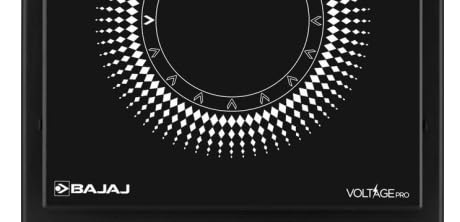 Bajaj 120TS 1200 Watts Tempered Glass Induction Cooktop With Tact Switch | Stove Comes With 7 Pre-Set Menus | Digital Led Display