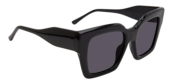 Steve Madden Women UV Protected Grey Lens Polycarbonate Square Sunglasses -(X17184)