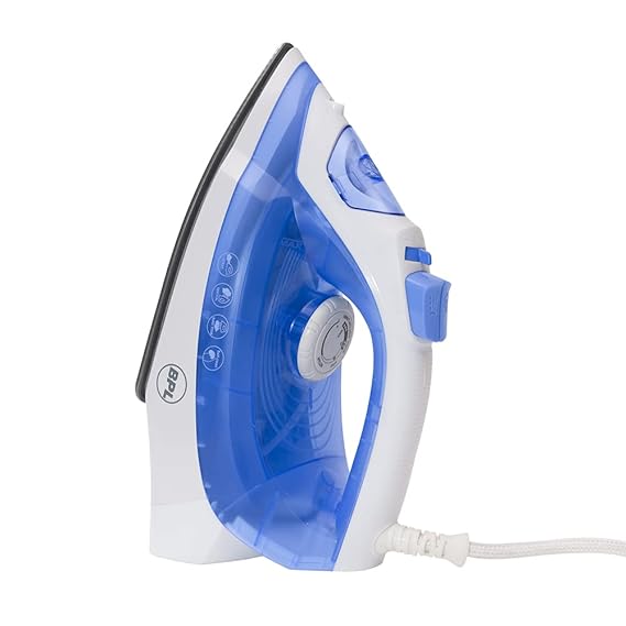 BPL Steam Iron, 1200 watts, Blue and White