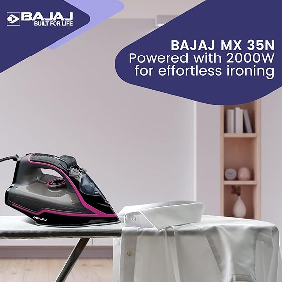 Bajaj MX-35N 2000W Steam Iron With Steam Burst
