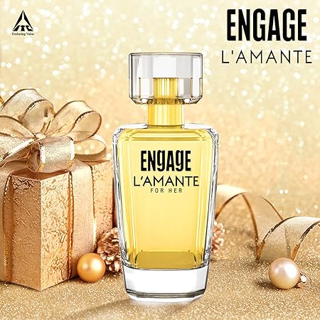 Engage L'amante Eau De Toilette for Women, Floral, Fruity and Long Lasting, Skin Friendly, 75ml (Pack of 2)