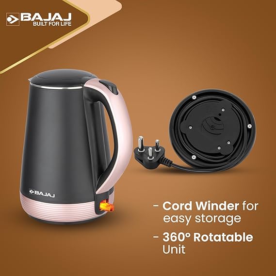 BAJAJ KTP 1.7 GOLD ELECTRIC KETTLE