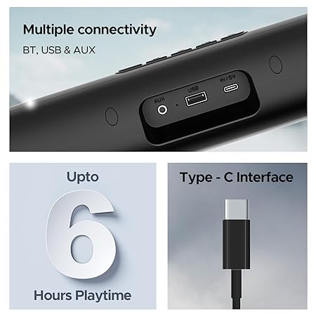 BoAt Aavante Bar Groove Channel Soundbar.