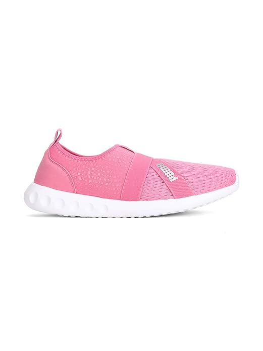 Puma Unisex-Adult Dwane Slip-On Pink Glimmer-Silver Running Shoe - 4 UK (19333209)