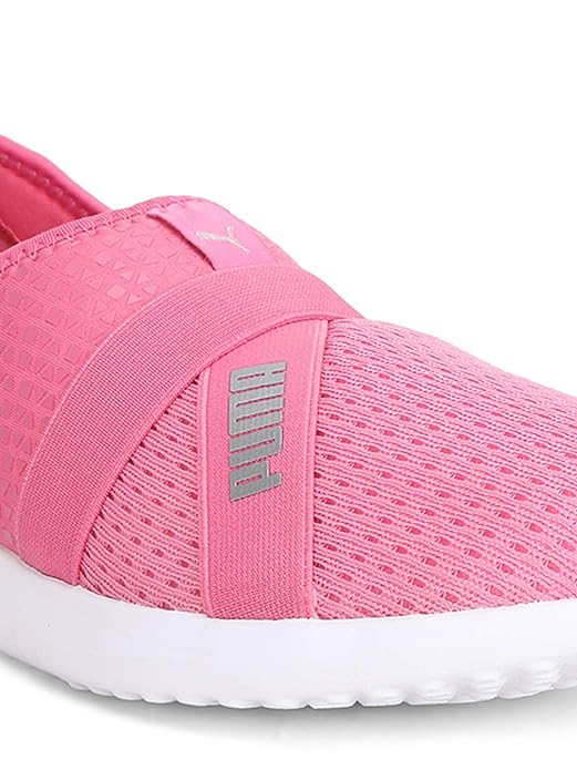 Puma Unisex-Adult Dwane Slip-On Pink Glimmer-Silver Running Shoe - 4 UK (19333209)