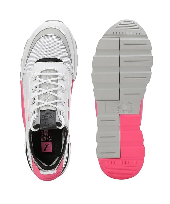 Puma Unisex RS-0 Sound Sneaker, Puma White-Gray Violet-Knockout Pink UK-3.5 (36689004)