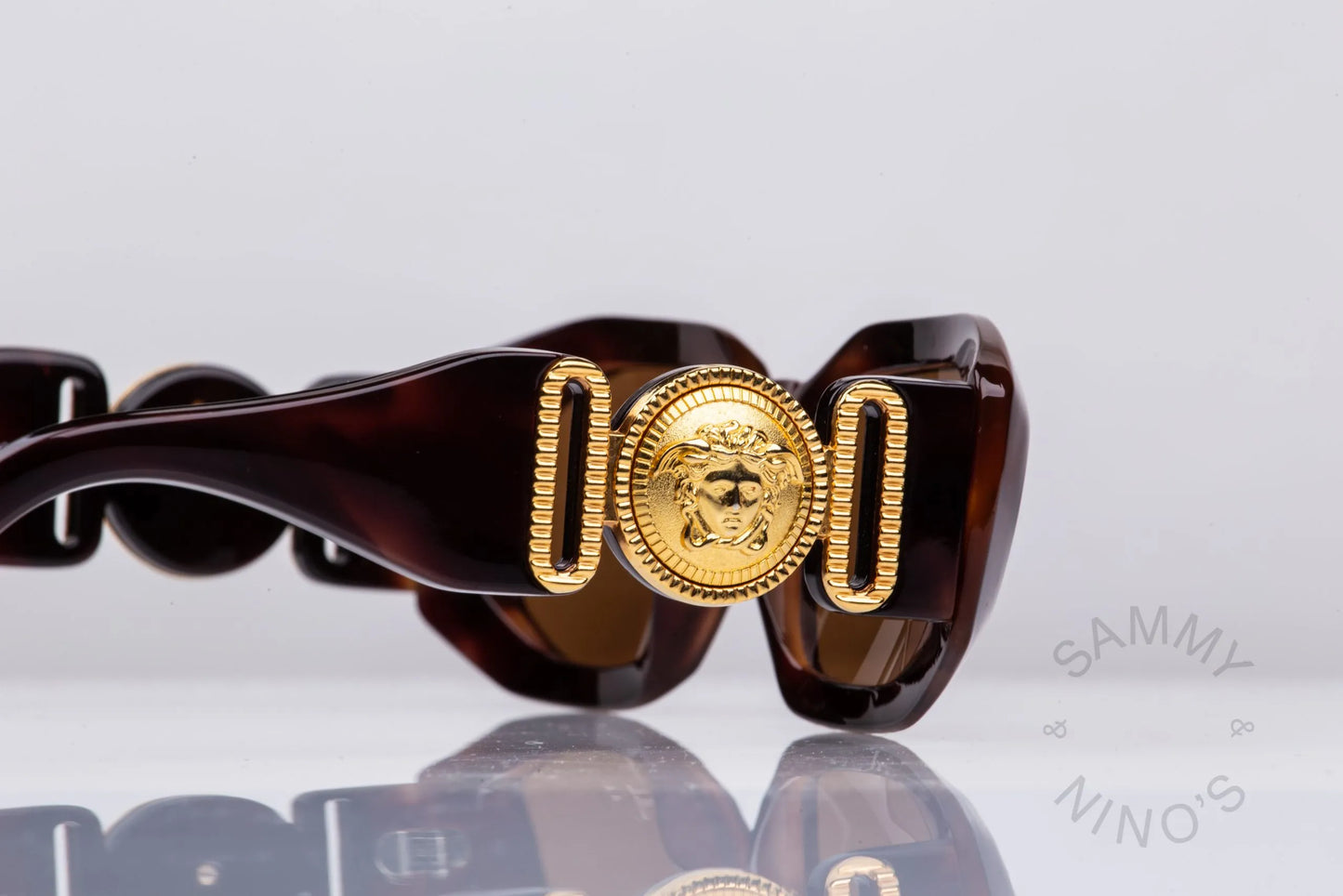 Gianni Versace Women's Sunglasses MOD 414A COL.900 Brown Gold