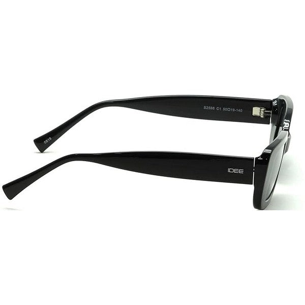 IDEE-S2598-C1 50mm Small Rectangular Black UV Protection Men's Sunglasses