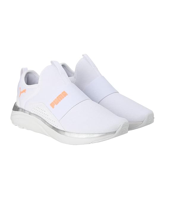 PUMA softride Sophia Slip-On Womens Sports Shoes ( White , 3.5 )