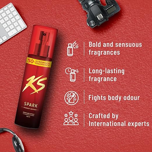 Kama Sutra Spark Power Series Fragrance Body Spray 135ml (Pack of 3)