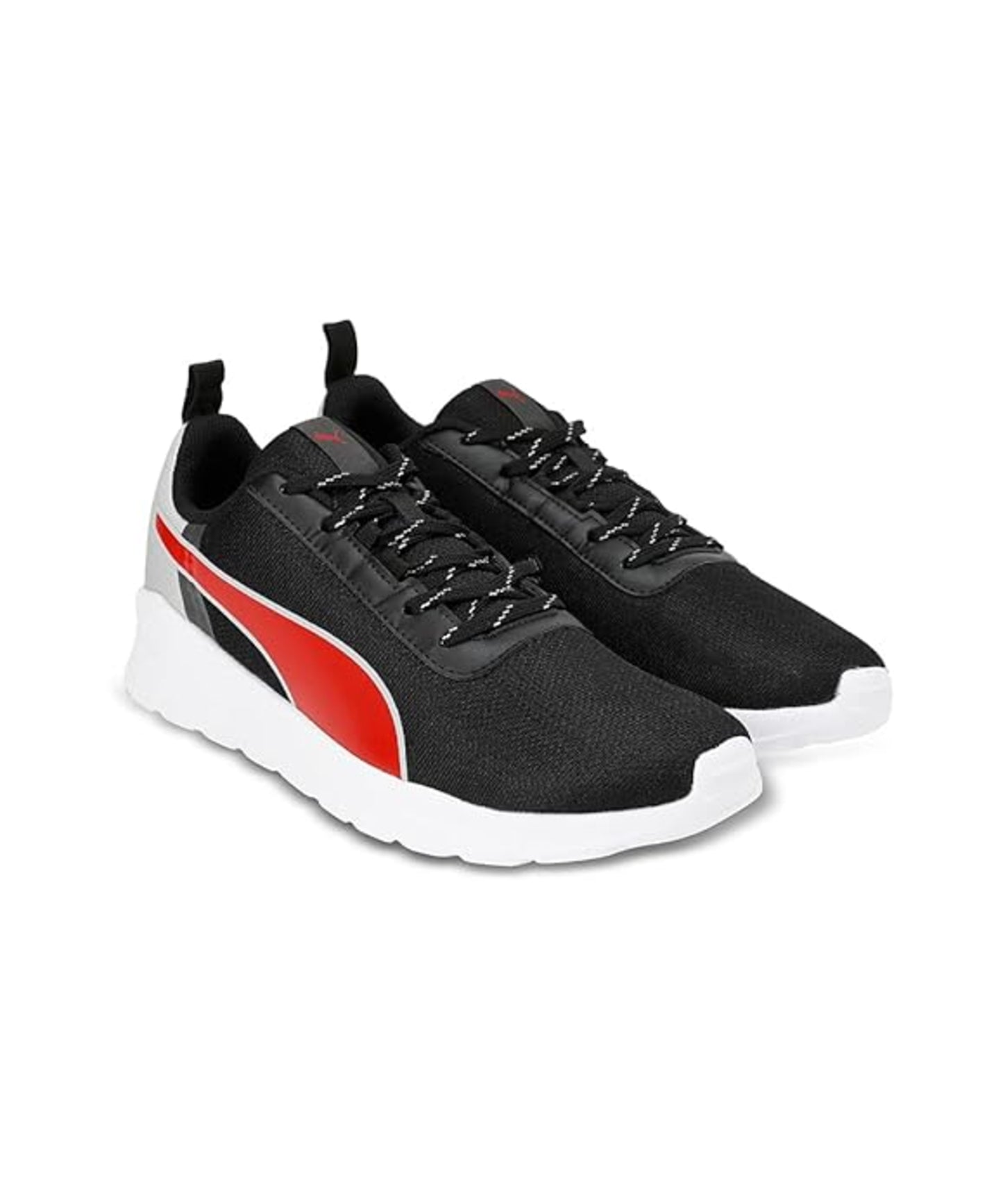 Puma Mens Tour Black-Harbor Mist-High Risk Red Sneaker UK-10 (38691804)