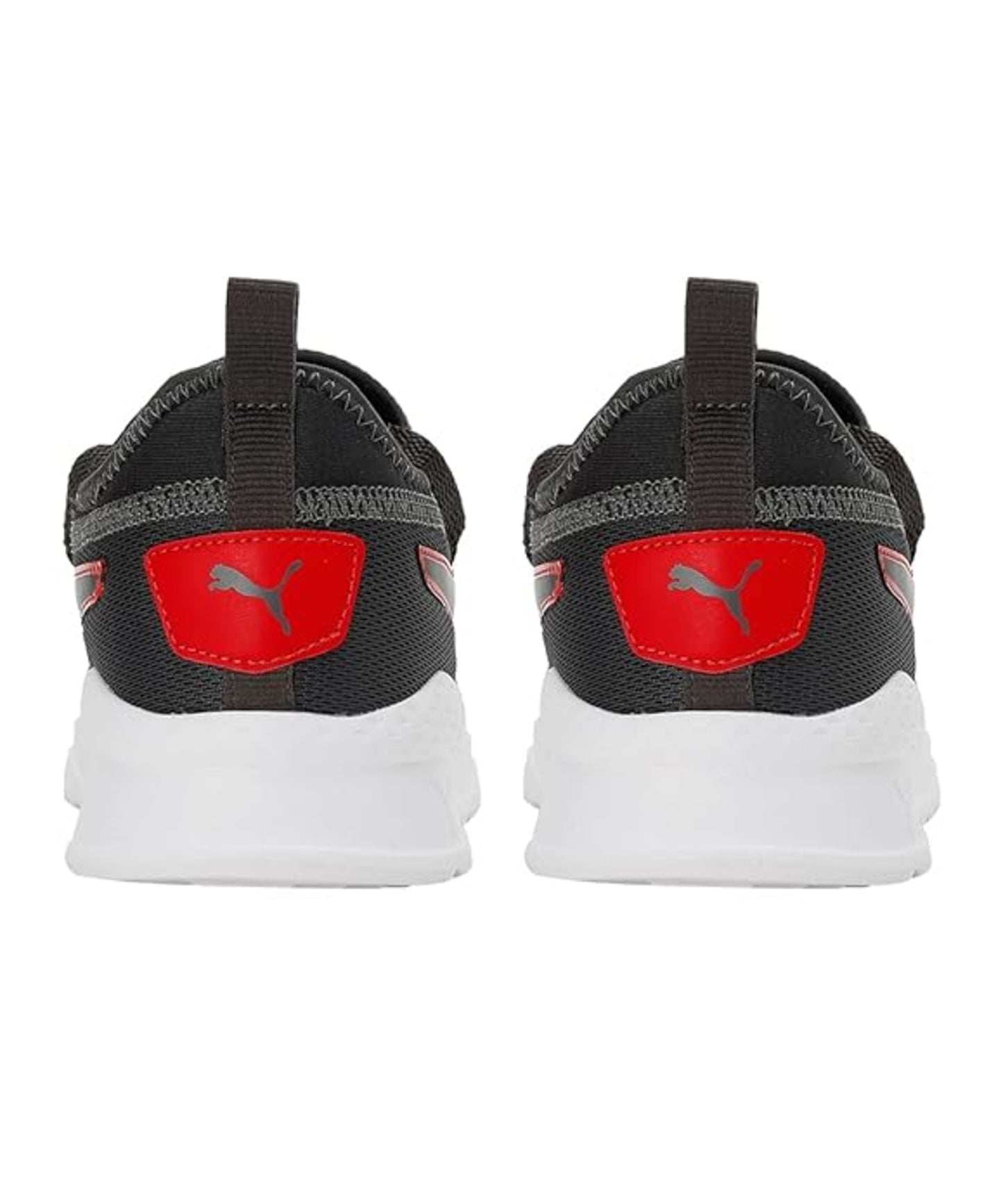 Puma Mens Manor V2, Dark Shadow-High Risk Red-White, Sneaker (39386001)