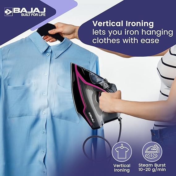 Bajaj MX-35N 2000W Steam Iron With Steam Burst