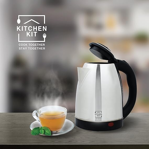 KITCHEN KIT ELECTRIC KETTLE, 1.8L STAINLESS STEEL TEA KETTLE, FAST BOIL WATER WARMER WITH AUTO SHUT