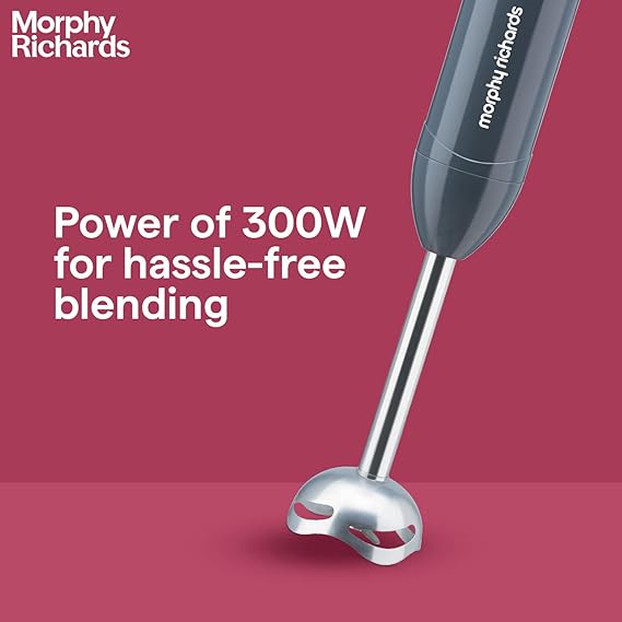 Morphy Richards Pronto Plus Hand Blender 300W, Grey