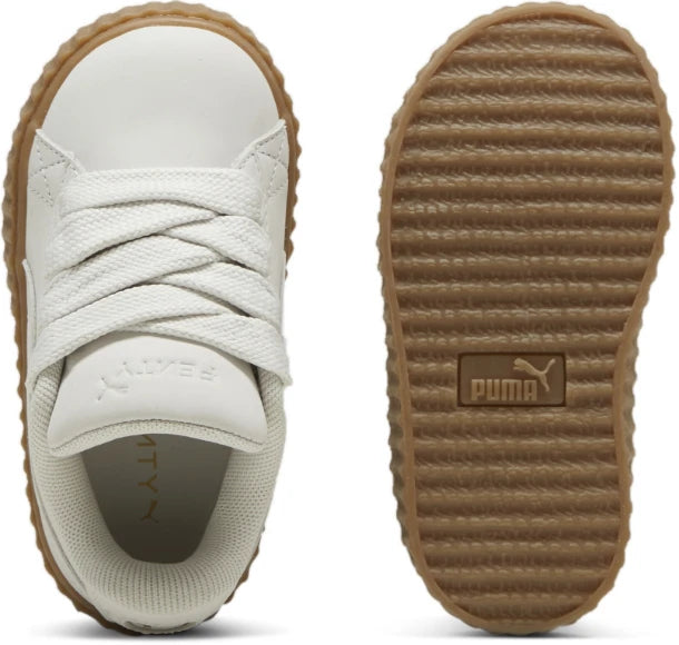 Puma Kid's x Fenty Infants Creeper Phatty Nubuck Shoes Warm White- 3 UK (39986803)