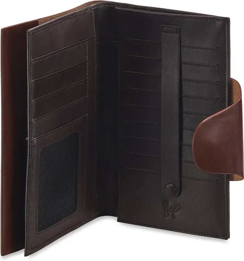 Rohit Bal Men Brown Genuine Leather Wallet - Mini (9 Card Slots)
