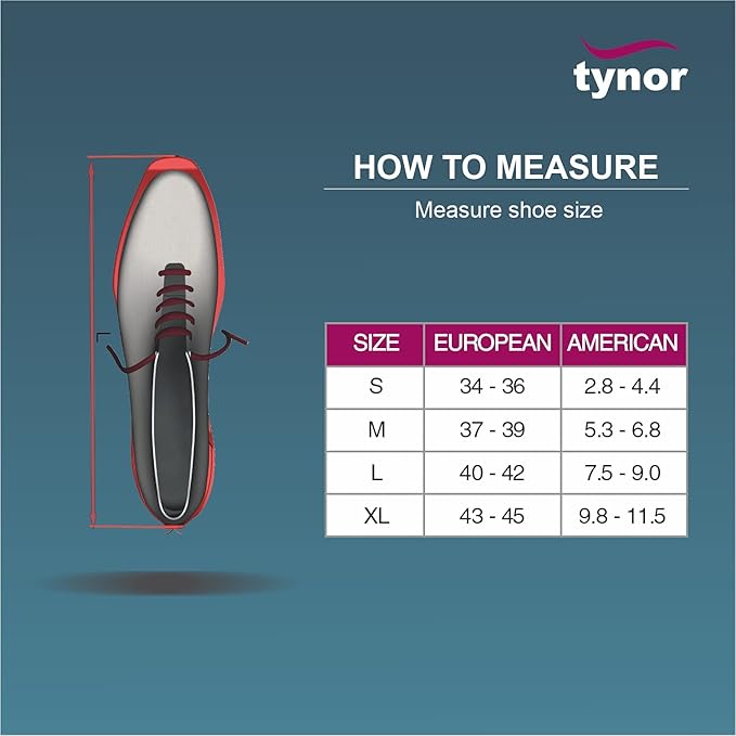 Tynor Cast Shoe Rocker Sole, Grey, Large, 1 Unit